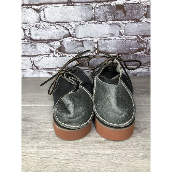 Sperry Top Sider Gray Black Leather Oxfords Lace Up Shoes Men’s Sz 11.5M US/45EU main image 9